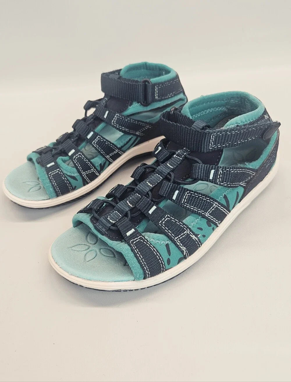 Keen Hadley Water Shoes Sandals Kids Boys 1 Outdoor Hiking Camping Play Blue
